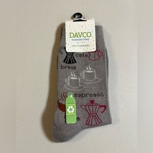 Davco Coffee socks made from plastic bottles